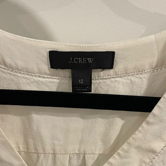J. Crew Ivory Blouse - Picture 3 of 3